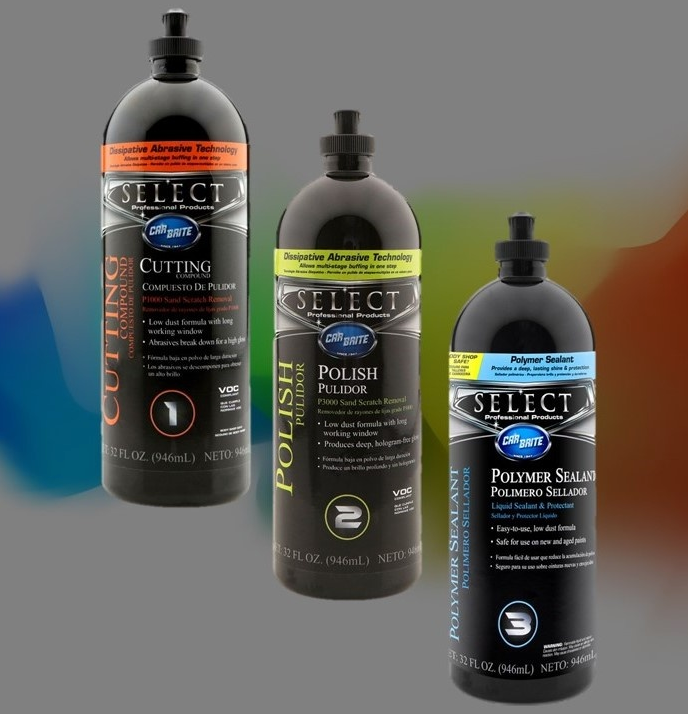 SELECT PAINTED SURFACE CARE- COMPOUND, POLISH, & SEALER (3 STEPS