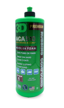 Load image into Gallery viewer, 3D ACA 510 Premium Rubbing Compound - 32oz - Step 1 Fastest Cutting Body Shop Compound with Wool or Foam Pad - Cuts P1000 or Finer - Great on Hard Clear Coats - Alpha Ceramic Alumina

