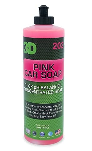 3D PINK CAR SOAP (FOAMING)