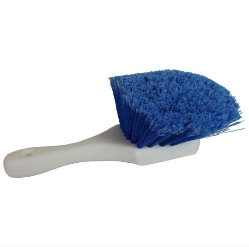 SHORT HANDLE SUPER SOFT BRUSH BLUE 9 INCH