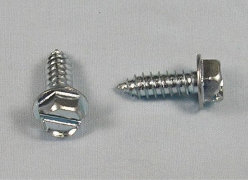 SLOTTED HEX SCREW 100/PK