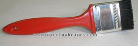 RED HANDLE PB DTL BRUSH SHORT BRISTLE