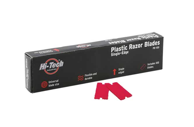HTI PLASTIC RAZOR BLADES (100/BX) – MAJESTIC, LLC - CARBRITE ABQ