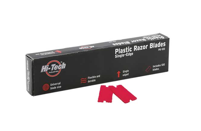 HTI PLASTIC RAZOR BLADES (100/BX)