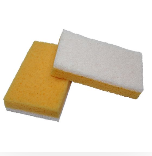 HD SCRUB SPONGE - WHITE