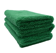 3D Microfiber Green 16x16 Edgeless 400gsm Towel