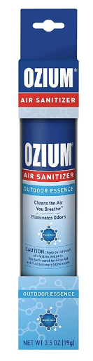 Ozium Air Santisier Spray that New Car Smell 3.5oz, Cleans The Air You  Breathe