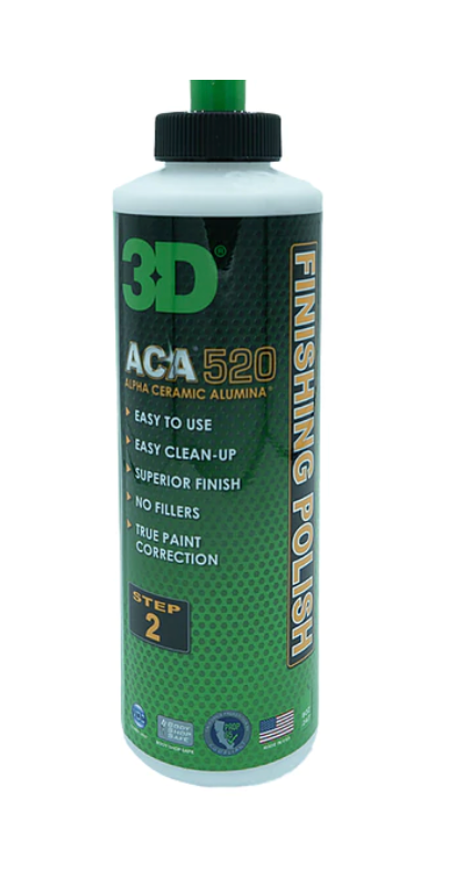 3D ACA 520 Finishing Polish - Step 2 Body Shop Finishing Polish 