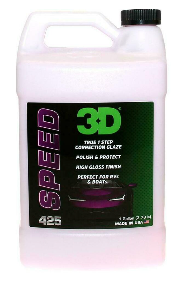 3D Speed All in One Polish/wax 32 Oz Clear Coat Paint Protection Car Polish  1pck for sale online